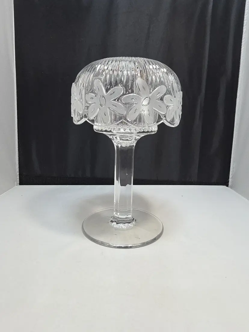 Crystal Fairy Lamp Daisy Frosted Shade Royal Limited Style 2pc (Y)