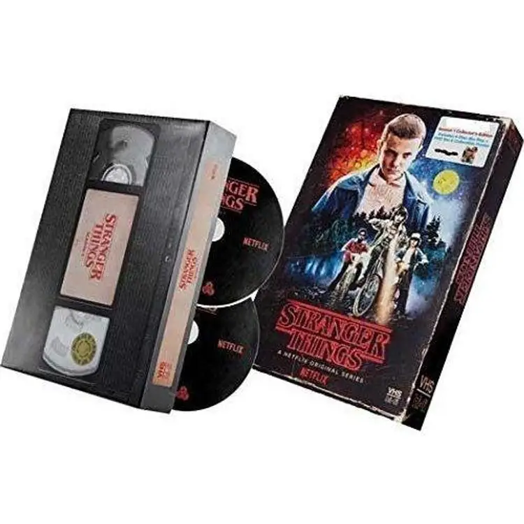 Stranger Things Season 1 Collector's Edition [VHS Box/DVD Combo] Like New
