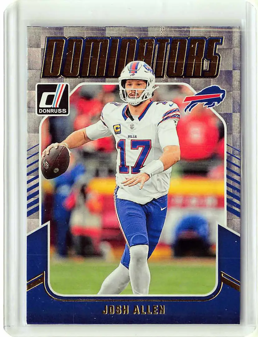 2024 Panini Donruss Josh Allen Dominators #33 Bills Holo Buffalo Bills MVP