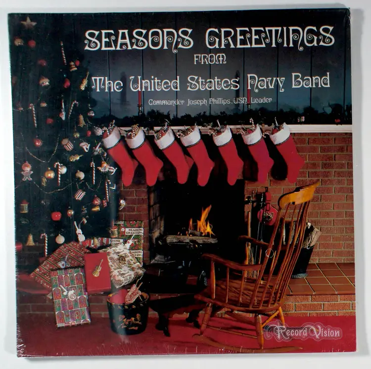 United States Navy Band - Seasons Greetings (1983) [SEALED] Vinyl LP • Christmas