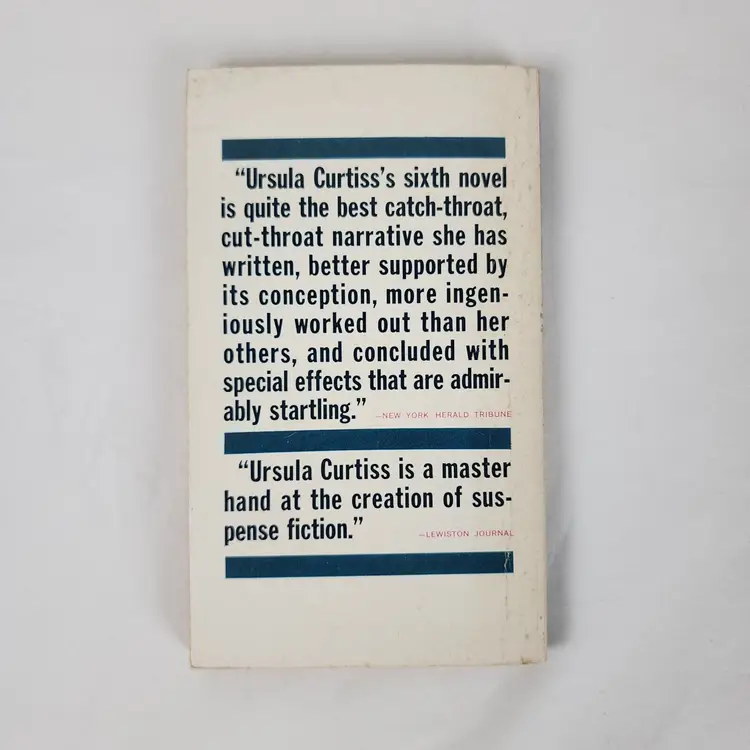 Widow's Web Book by Ursula Curtiss Murder Mystery Suspense Gothic Cover Art 1956