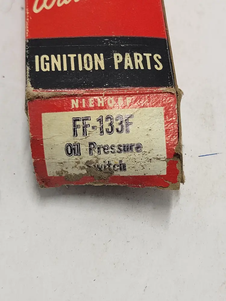 NOS FF-133F NIEHOFF OIL PRESSURE SWITCH