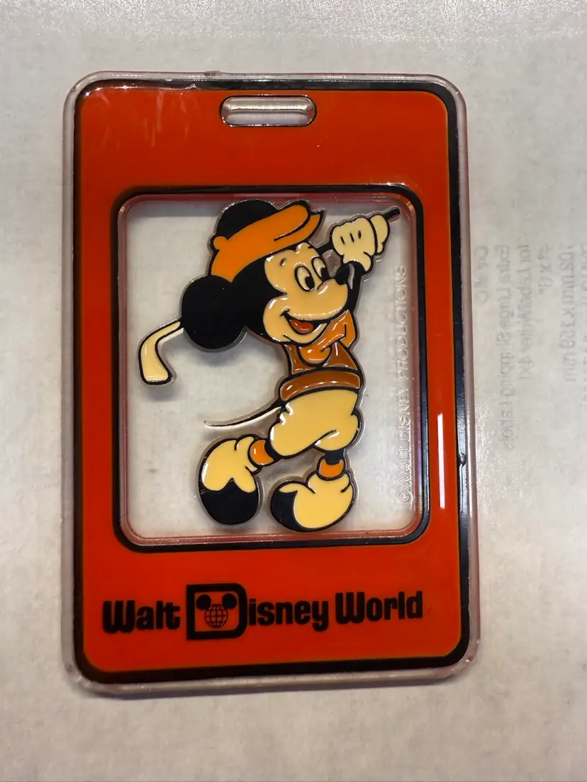 Vintage Walt Disney World Bag Tag