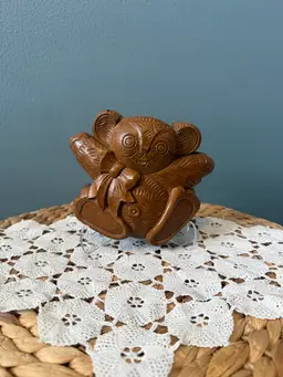 Vintage 1985 Homco Wall Pocket Wood Look Koala #6075 Home Interiors USA