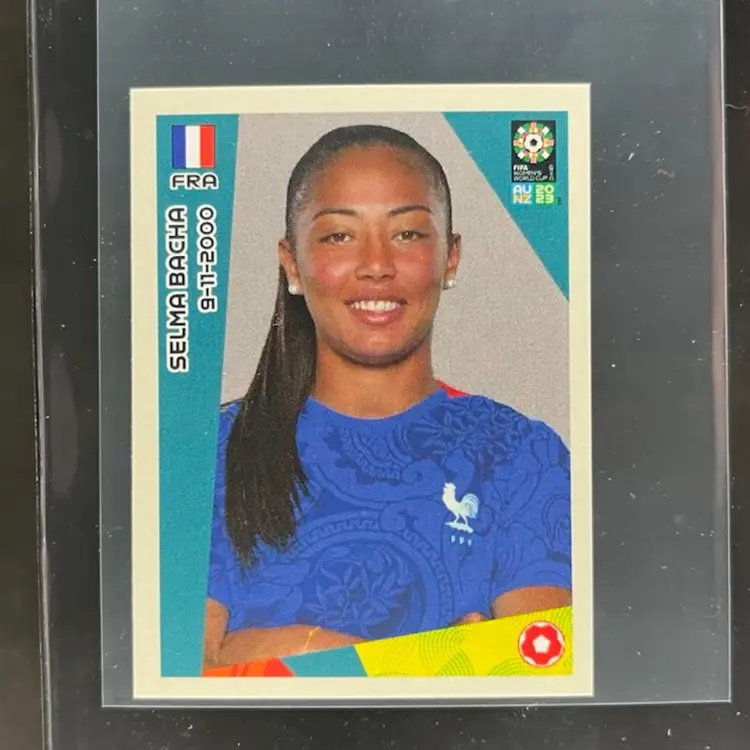 Selma Bacha 2023 Panini Women’s World Cup Sticker France Soccer Card
