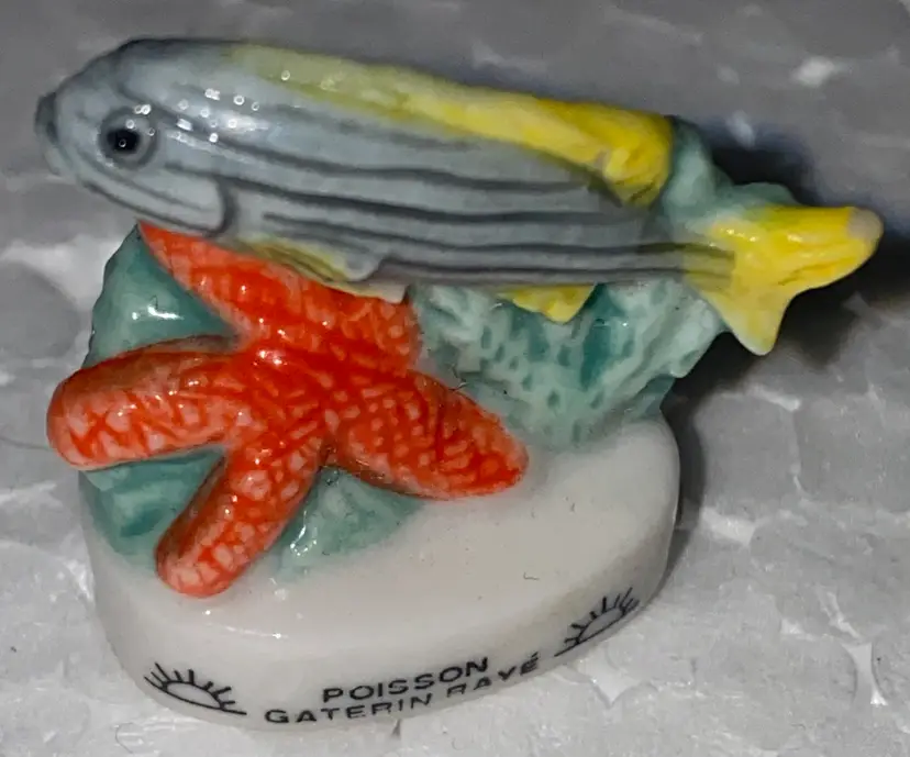 In From France Porcelain Miniature FEVES (1 To 1.5")Figurine As Pictured (was $8)