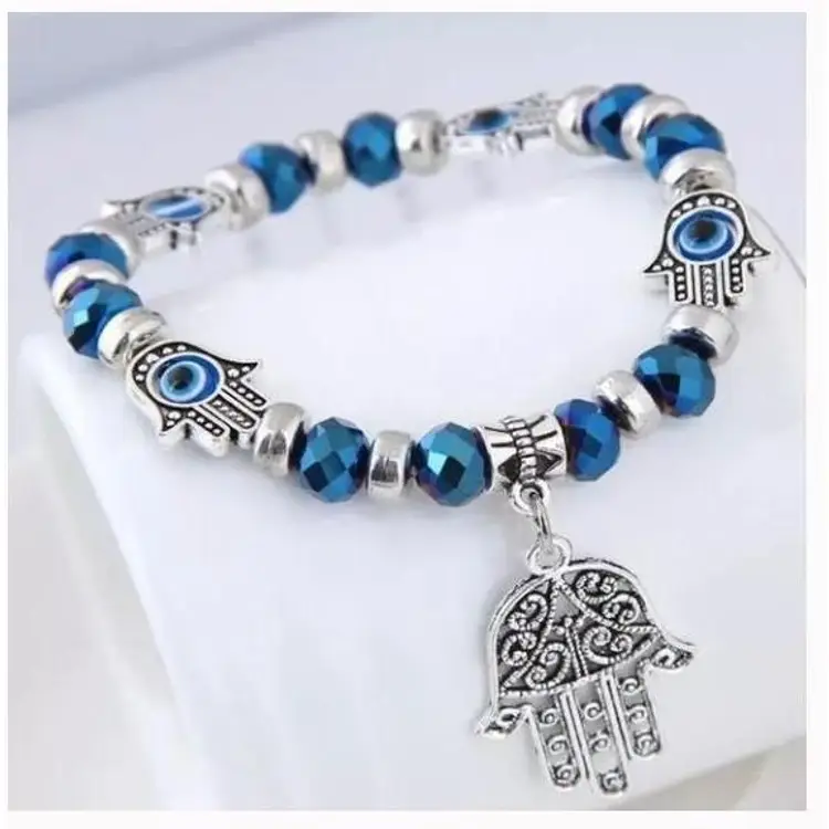 NWT Hamsa Teal Blue Bracelet