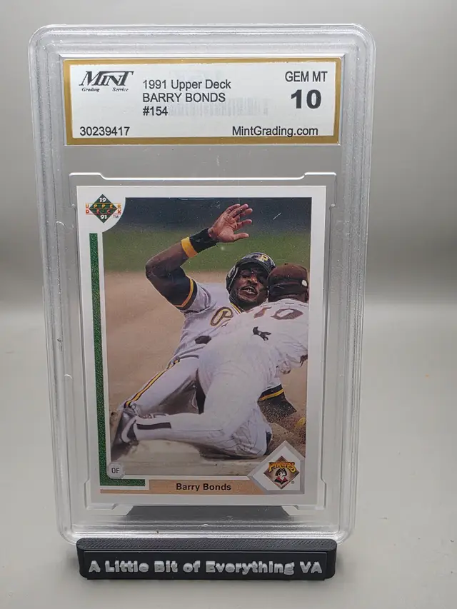 #154 Barry Bonds 1991 Upper Deck MNT 10