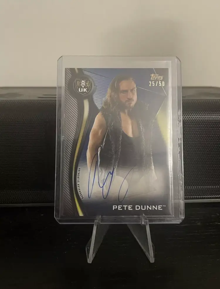 2019 Topps Pete Dunne Auto Blue /50 #A-PD