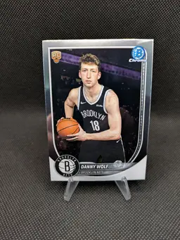 Danny Wolf 2025-26 Bowman Chrome U Rookie Card (RC) #BVC-27 - Brooklyn Nets