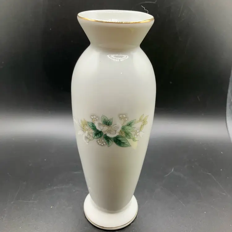 Lefton Anniversary Set: Vase, Bell, and Salt/Pepper Shaker Set With Stickers