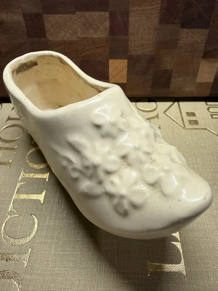 Ceramic Dutch Clog Shoe Planter