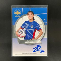 Manaka Matsukubo 2024 Parkside NWSL Blue /10 Autograph Soccer Card