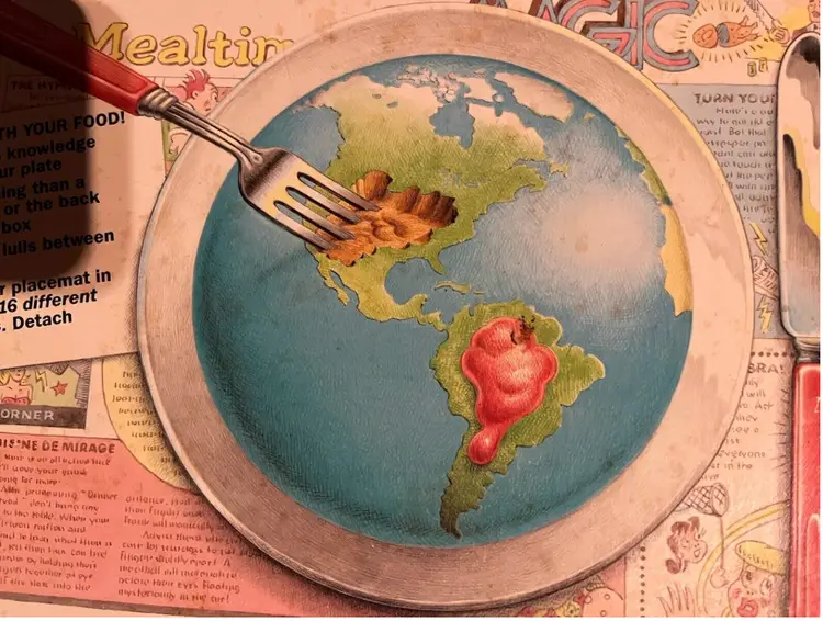 Vintage Encyclopia Placematica Fun Paper Placemats