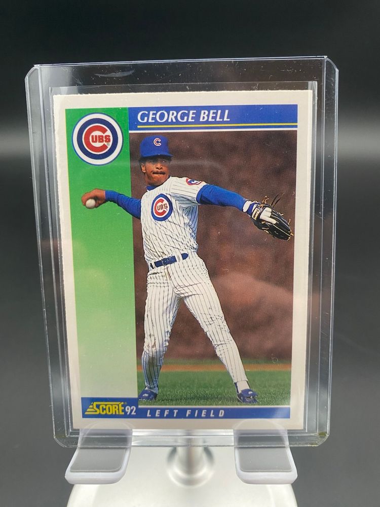 Score 1992 MLB Chicago Cubs George Bell Trading Card #45