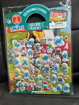 Smurf Sticky Play Set