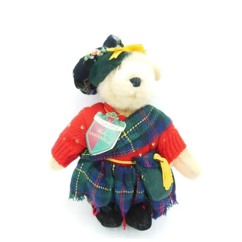 MUFFY VANDERBEAR PLUSH, Muffy A Highland Fling 1993 8" Vintage