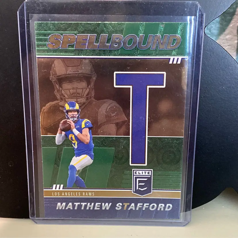 Matthew Stafford 2022 Donruss Elite Spellbound SBMS2 - Los Angeles Rams