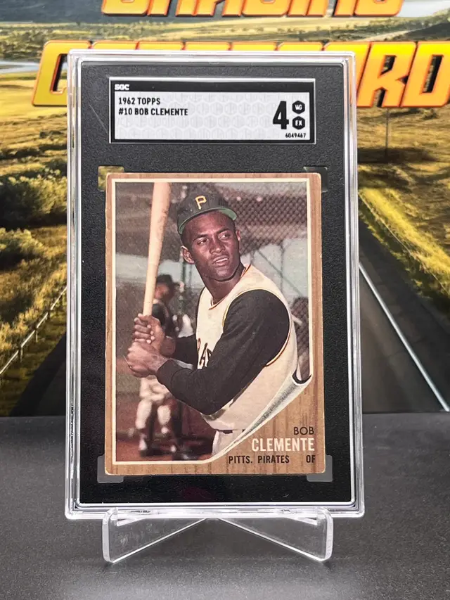Roberto Clemente 1962 Topps SGC 4