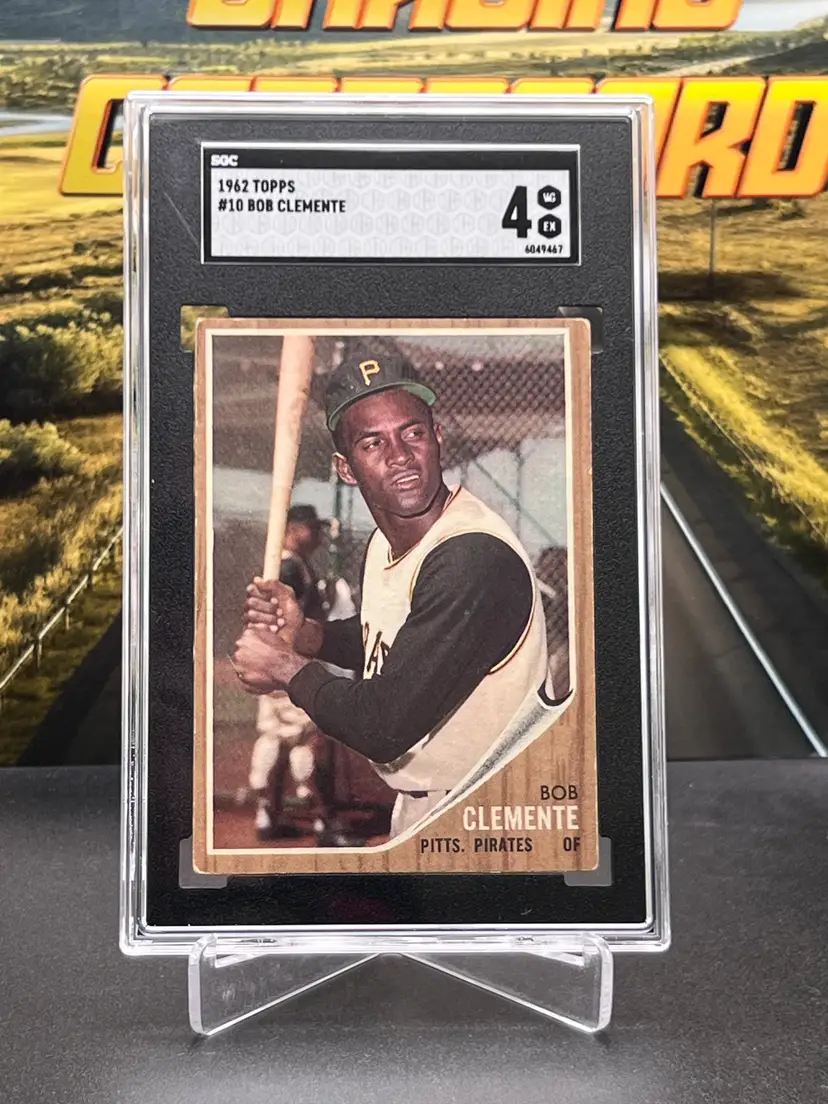 Roberto Clemente 1962 Topps SGC 4