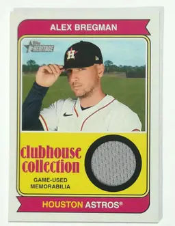 2023 Topps CCR-AB Heritage Alex Bregman Houston Astros Game Used Bat Relic Baseball
