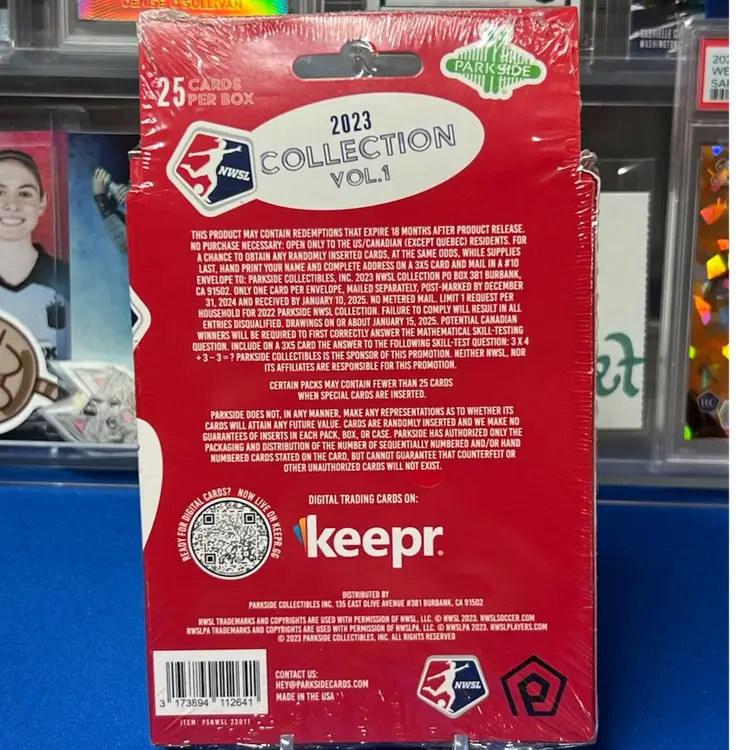 2023 Parkside NWSL Vol 1 Retail Hanger (sealed)