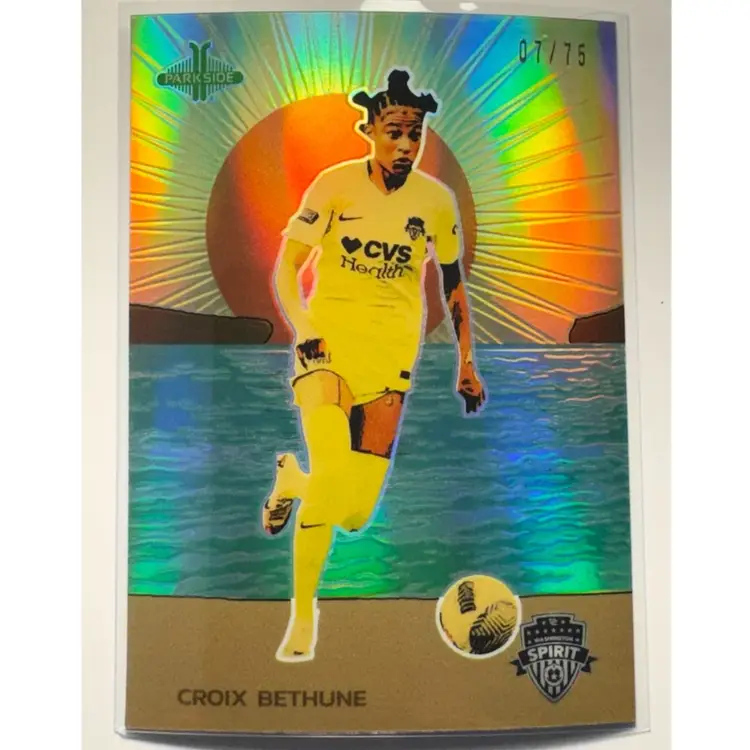 Croix Bethune 2024 Parkside Pacific Heat Wave #7 /75 - Jersey Number