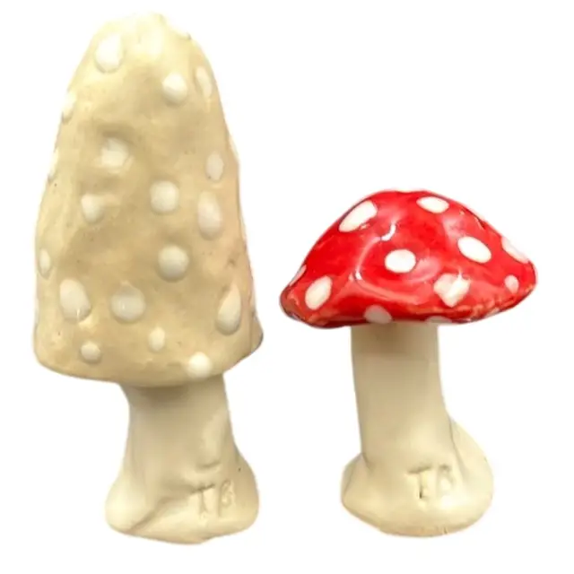 Hand Made Mushrooms A Set Of 2 Made By Me