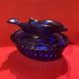 04. Cobalt Dolphin Candy Dish