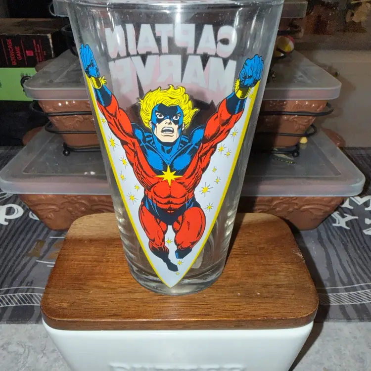 Vtg DC N Marvel Toon Tumblers