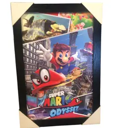 Pyramid America Super Mario Odyssey Framed 11x17