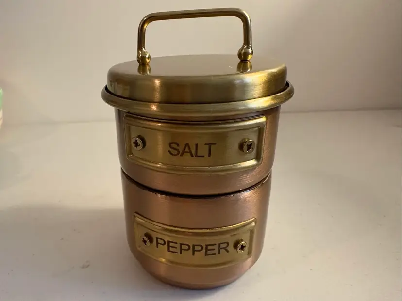 Copper Finish Salt And Pepper Shakers By Magnolia