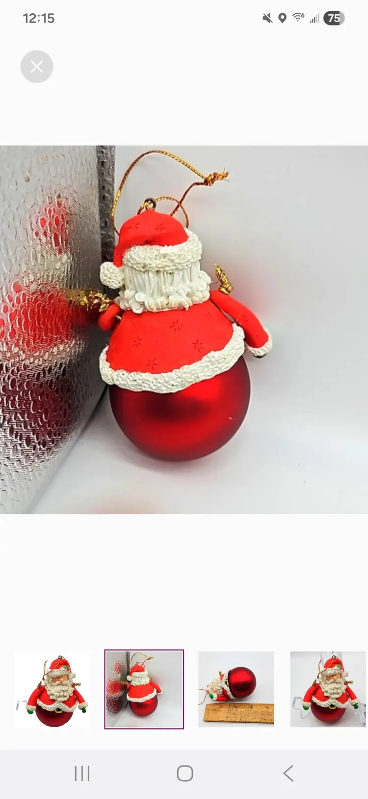 1997 Avon "Santa & Company" collectible Christmas ornament