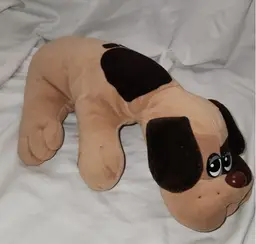 Vtg 1985 Tonka Toys Pound Puppy 17" Sad Tan & Brown Spotted Hound Puppy