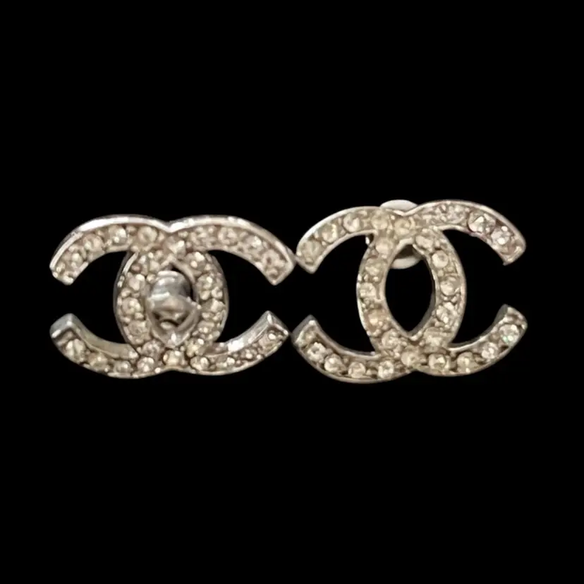 Silver Toned Earrings As Pictured