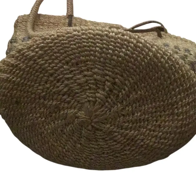 Woven Straw Beach Tote