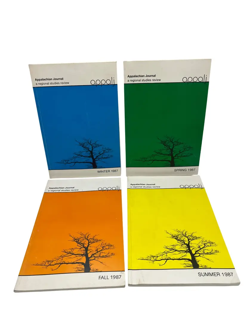 Appalachian Journal Regional Studies Review 1987 Set Fall Winter Spring Summer