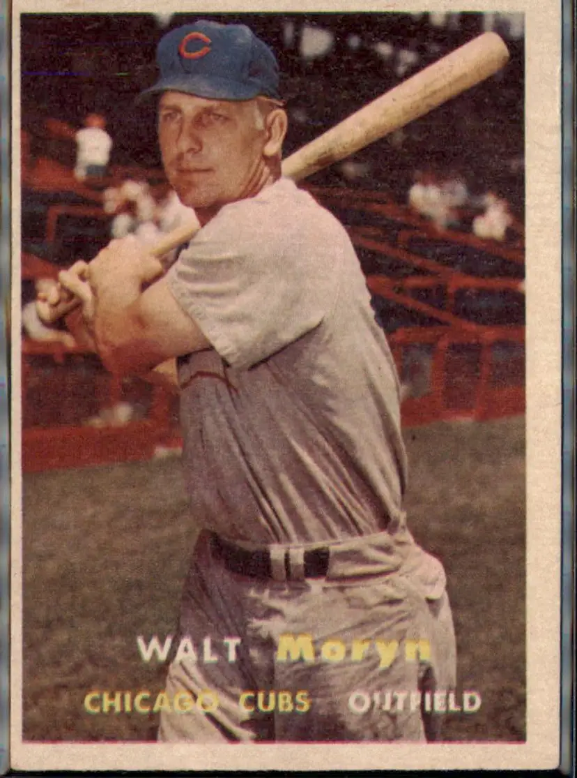 1957 Topps #16 Walt Moryn - ( pk1 ) - Chicago Cubs