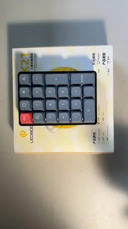 Custom Numpad "Obsidian." Mechanical. Hot Swappable. Linear. Tape Mod. Tri-mode