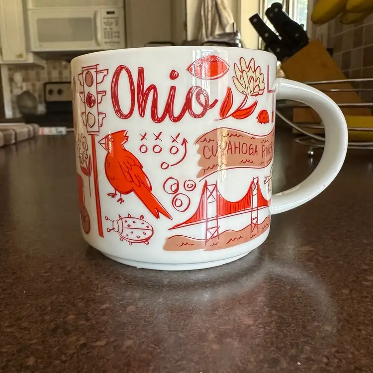 Starbucks Ohio Been There Coffee Mug 2018 - 14 Oz