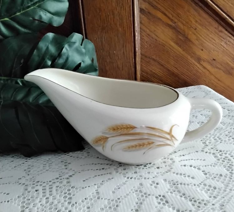 Homer Laughlin Golden Wheat Creamer/Gravy Boat China