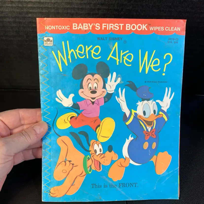 Vintage Mickey Mouse Book