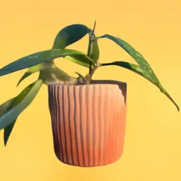 4” Pale Peach Turtleneck Concrete Planter