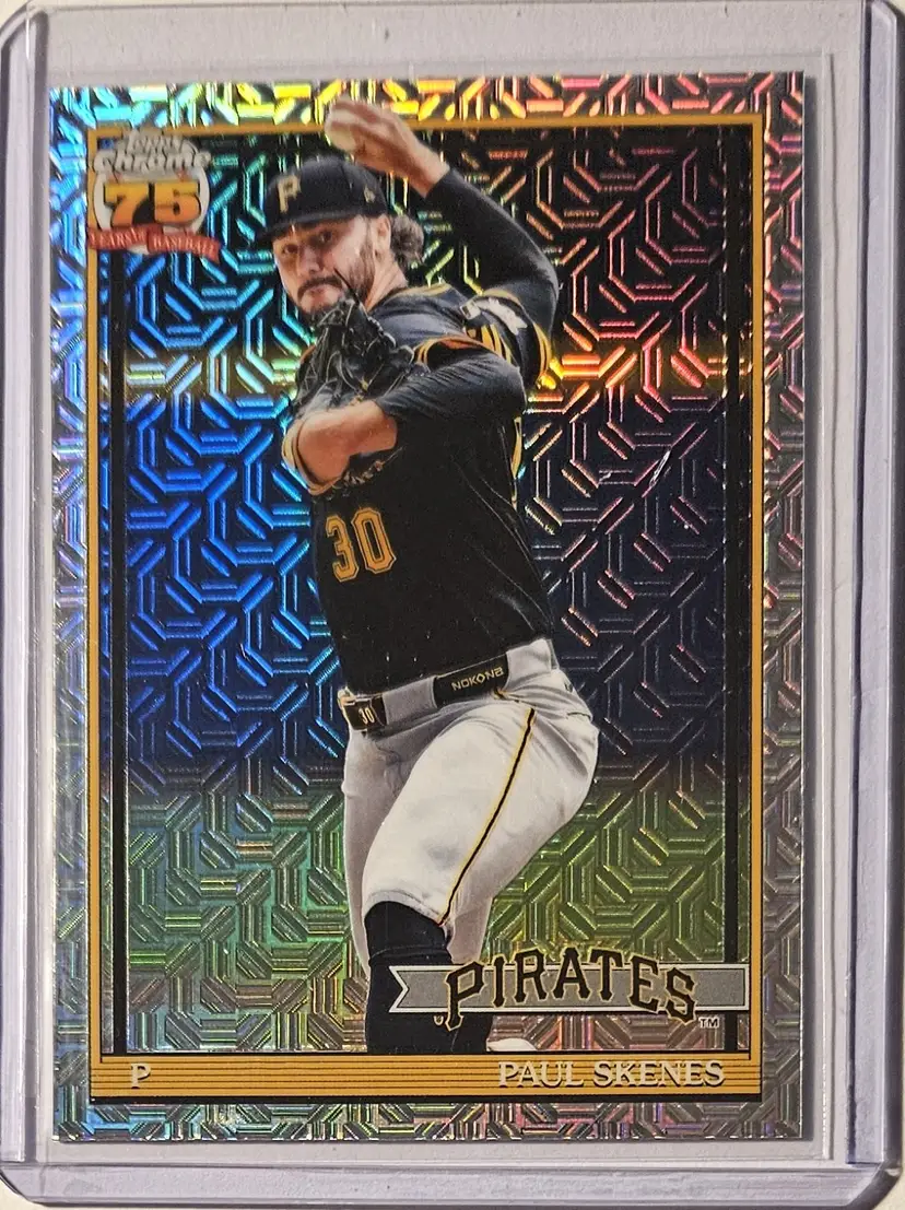 2026 Topps Series 1 1991 Chrome Mojo Paul Skenes