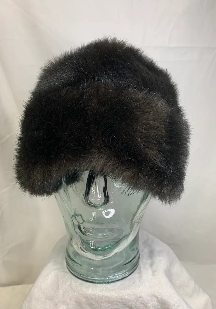 Faux Fur Vintage Hat