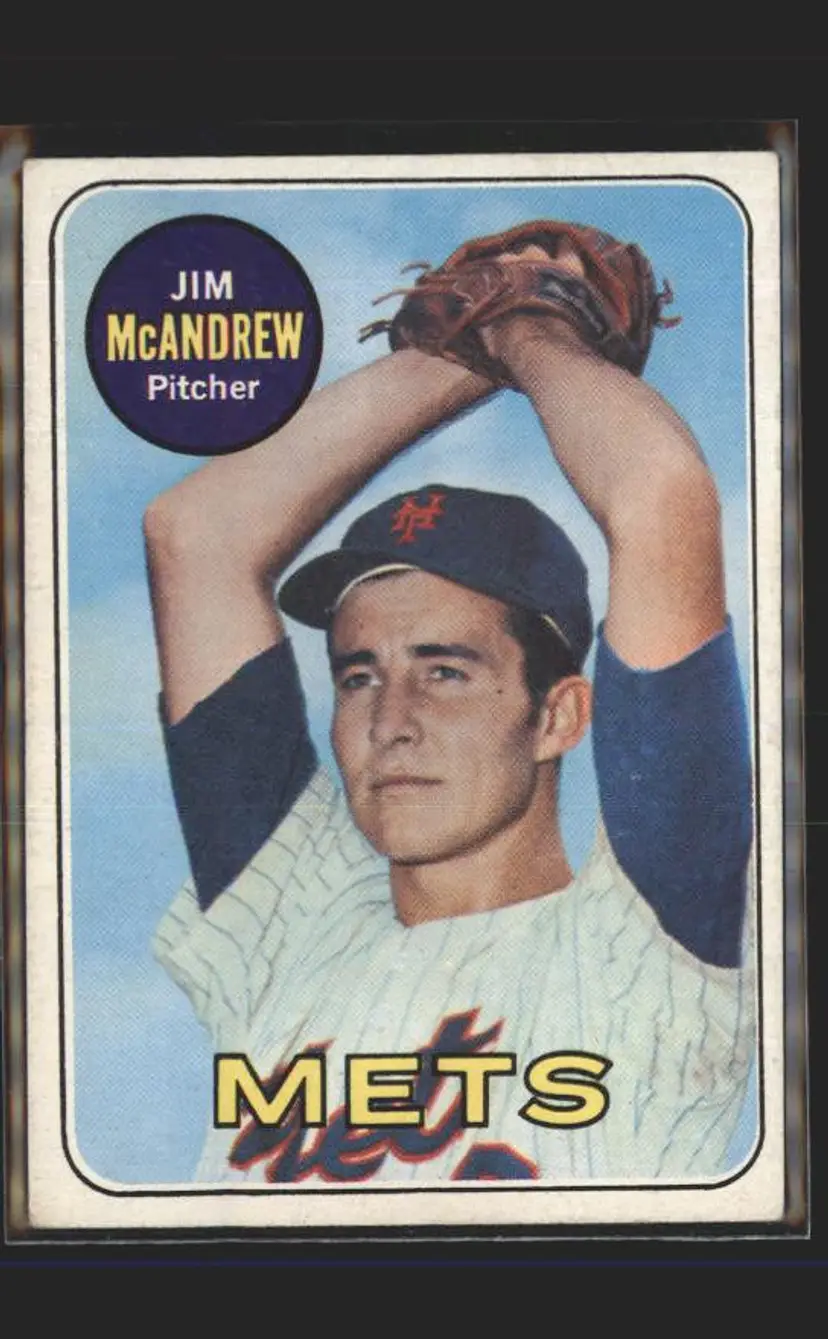 1969 Topps #321 Jim McAndrew - (137) - New York Mets