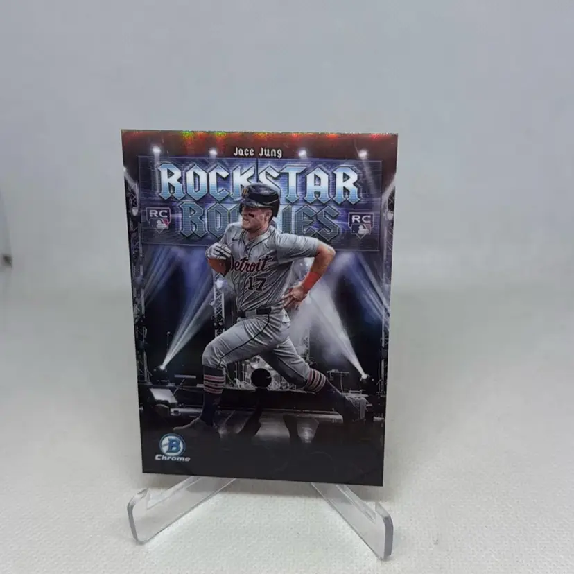 Jace Jung 2025 Bowman #RR-5 Rockstar Rookies RC Rookie Tigers