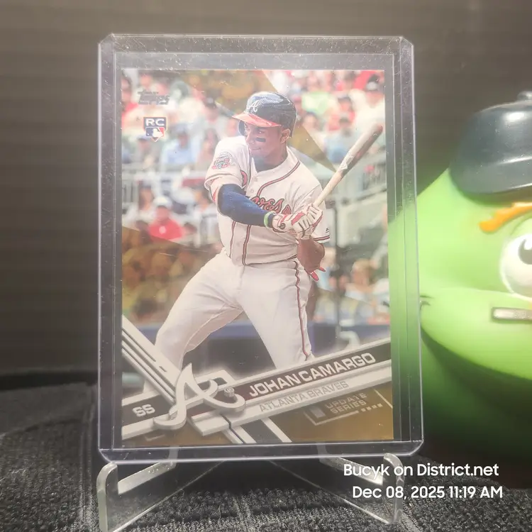 2017 Topps Update Gold - Johan Camargo Atlanta Braves 397/2017