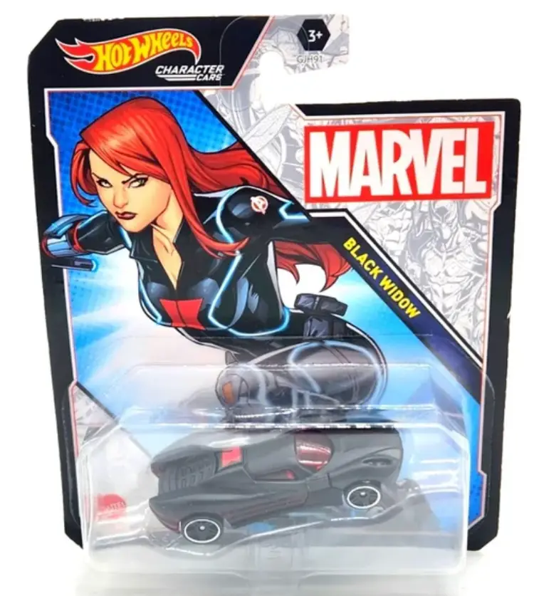 Sealed Hot Wheels Marvel Black Widow Character Car Version New Release