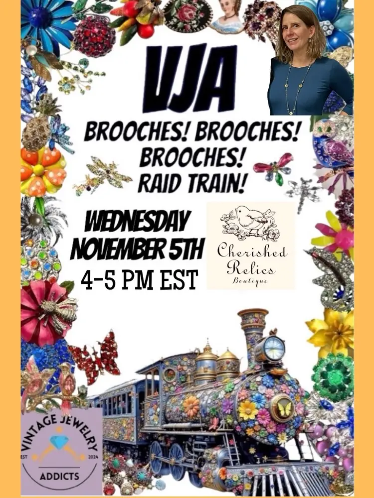 Brooches! Brooches! Brooches! Train - Offering UNIQUE & CREATIVE Brooches 